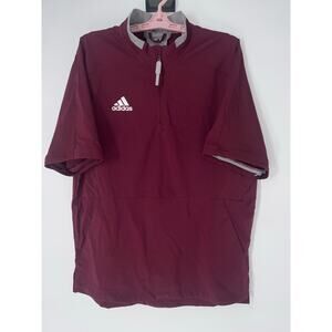Adidas Baseball 1/4 Zip Jacket Windbreaker Men’s Medium